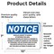 Signmission Vehicles Subject To Search By Entering This, 10 in W x Rectangle, Vinyl Decal OS-2PACK-NS-D-710-L-18866 - alternate 6